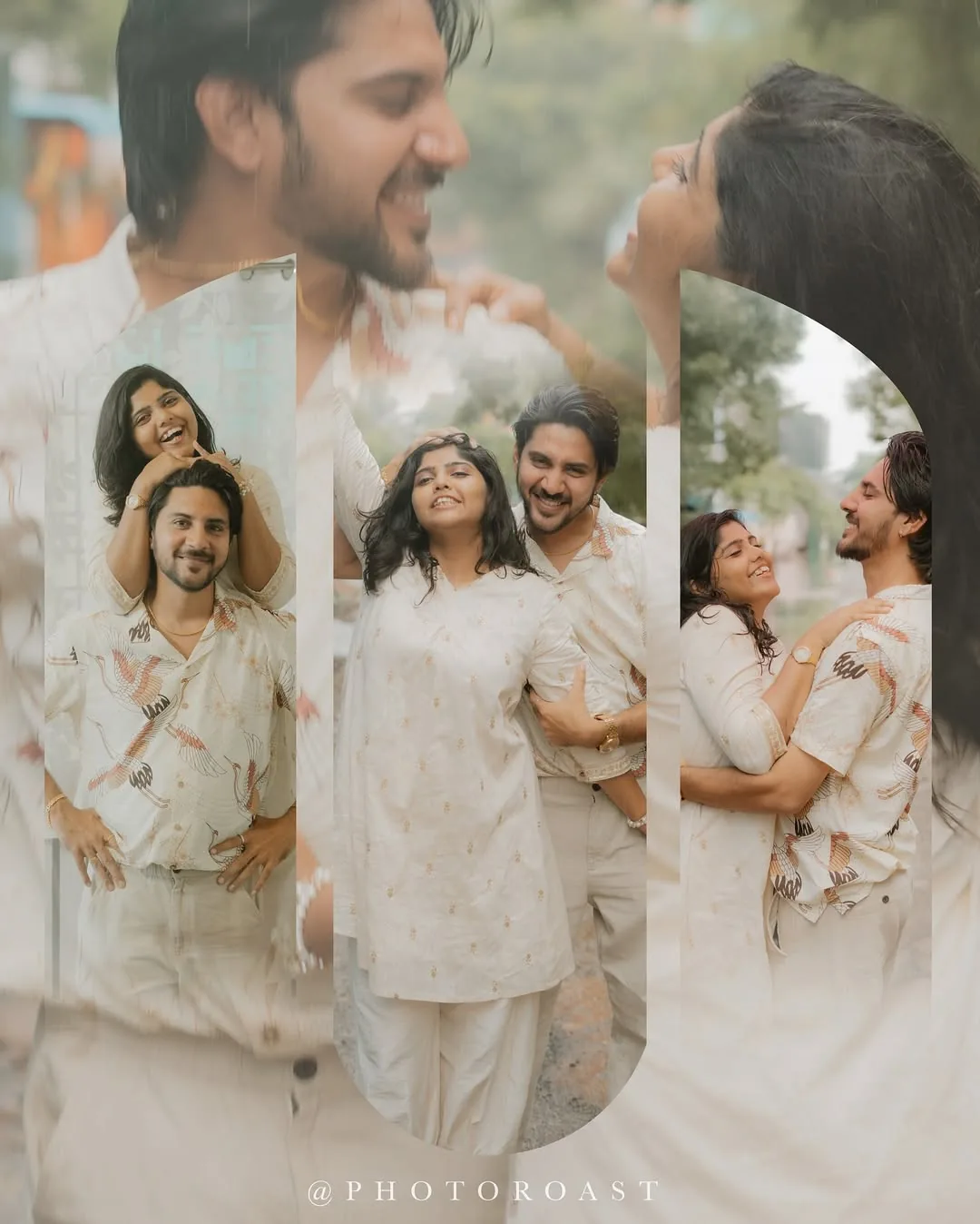 PhotoRoast cinematic wedding frame